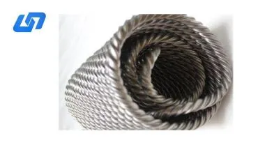 Titaniwm Twist Corrugated Troellog coil Tiwb